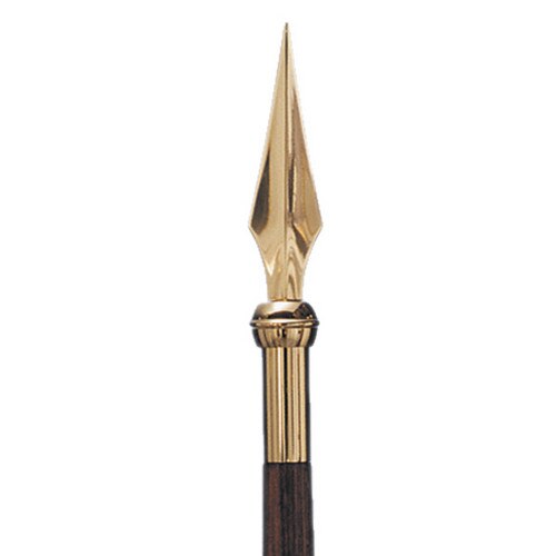 Brass Flagpole Staff Spear