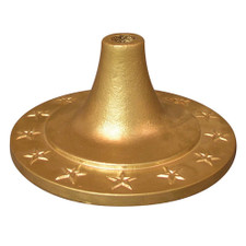 Solid Gold star flag stand