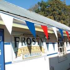 Pennant String -Red, White and Blue