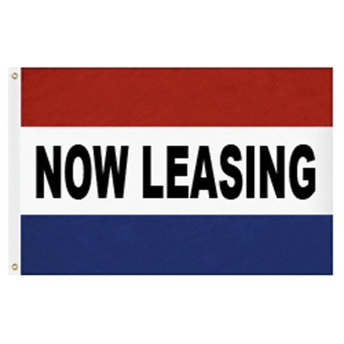 now leasing flags