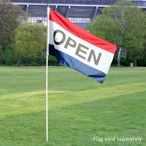 U.S. flag on Spinning pole