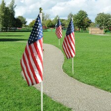 INGROUND KIT- 6' SPINNING W/US FLAG