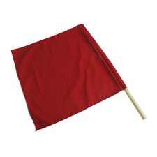 True Red Cloth Safety Flag