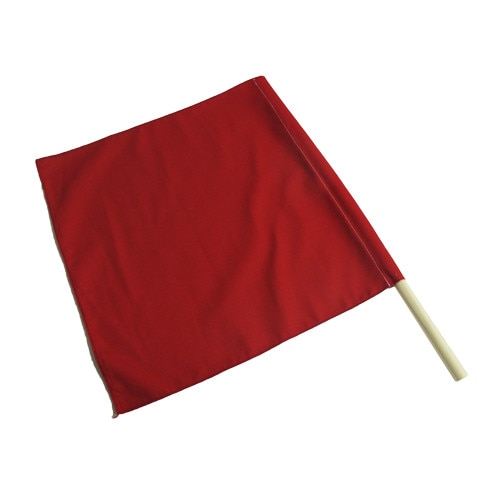 True Red Cloth Safety Flag