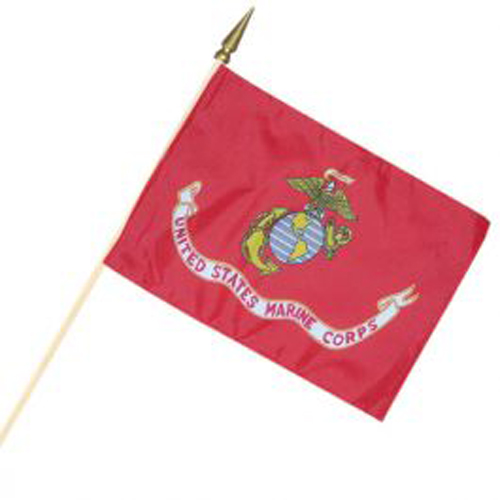 12" X 18" Polyester Marine Corps Cemetery Flag
