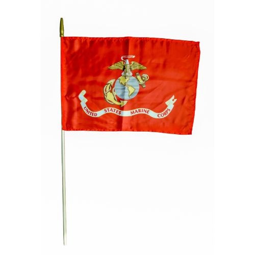 12" X 18" Polyester Marine Corps Cemetery Flag