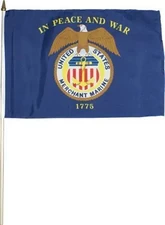 12x18 Inch Merchant Marine Flags