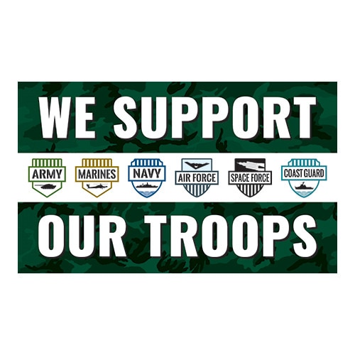 Support our Troops Flag