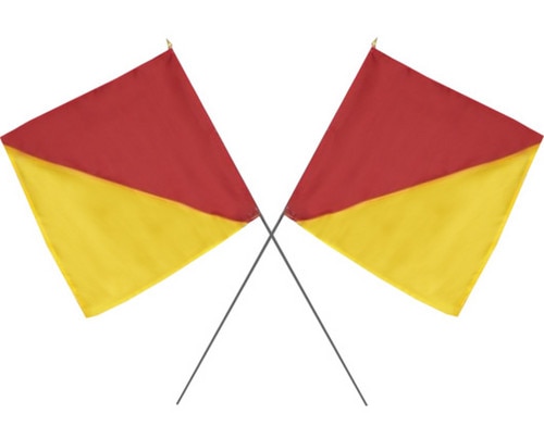 Semaphore Flag Set 18"X18"