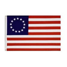 Betsy Ross flag with stars