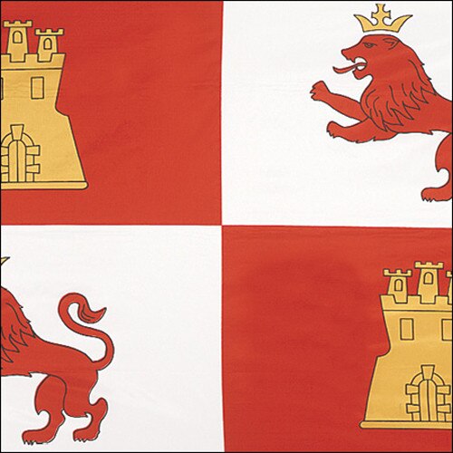 Flag Spain Castle Flag