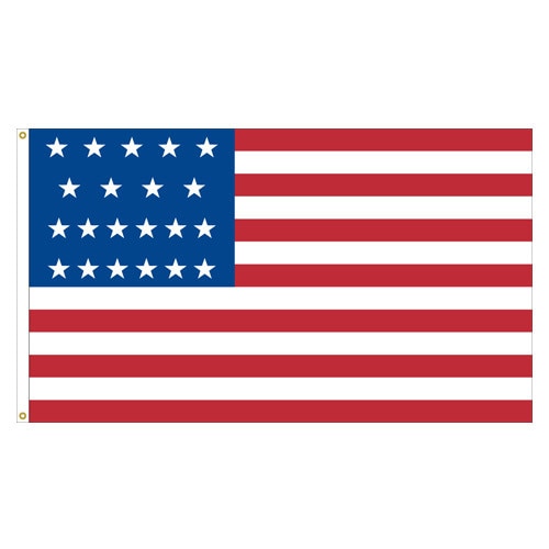 21 Star Flag - 3' X 5' Nylon