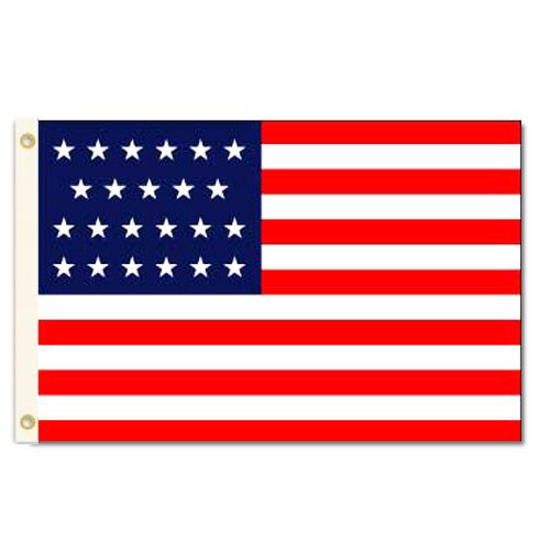 3'X5' Nylon 23 Star Flag
