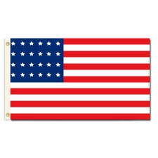 3'X5' Nylon 24 Star Flag