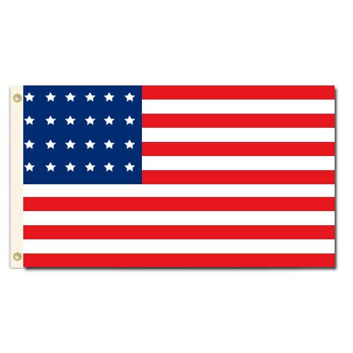 3'X5' Nylon 24 Star Flag