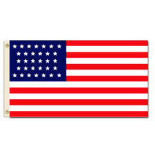 32 Star U.S. Flag - 3' X 5' Nylon