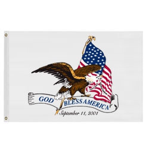 eagle and flag God Bless America