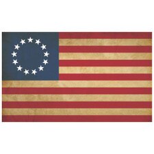 Betsy Ross Tea Stained Flag