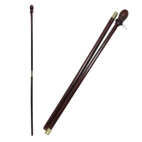 Wooden Flagpole - 5' Mahogany-Stained