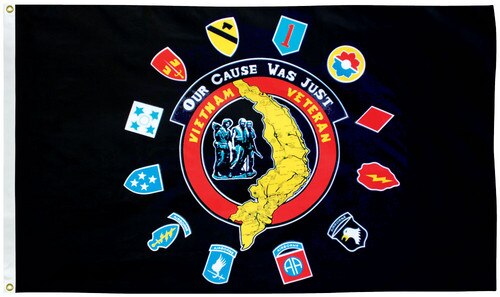 Vietnam Veteran memorial flag desig
