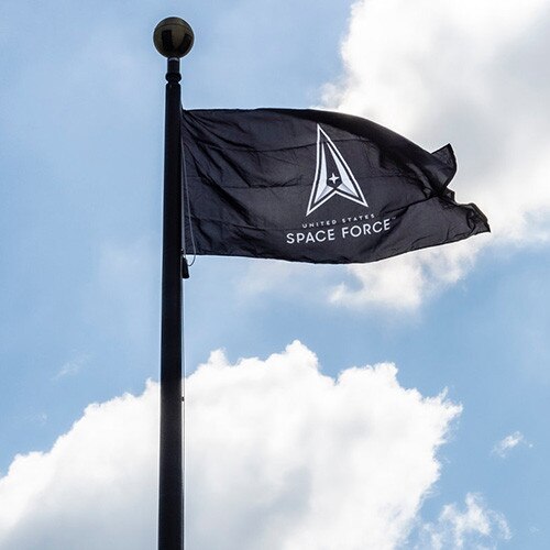 Outdoor Space Force Flag