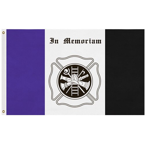 firefighter memorial flag