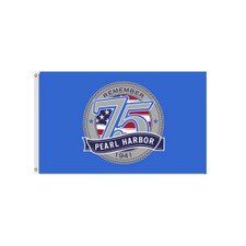 Remember Pearl Harbor flag 75th