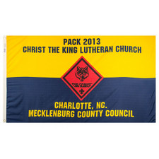 Nylon Cub Scout Pack Flag