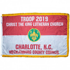 Scout Troop Fringed Flag