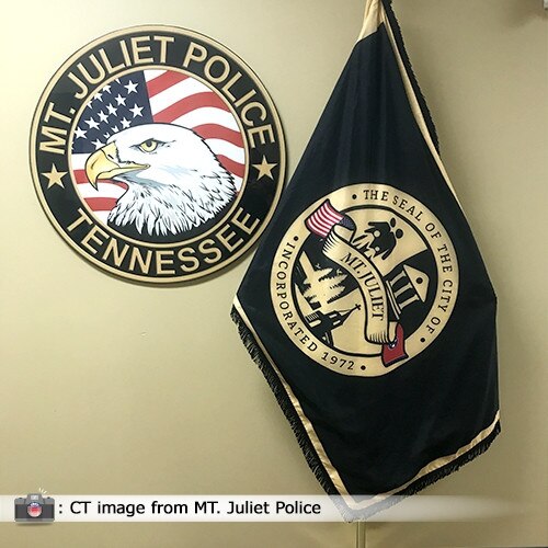 MT Juliet Police emblem and flag