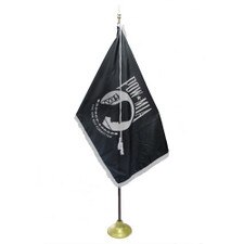 POW MIA flag on a stand