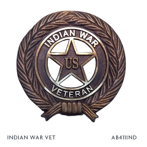 Indian War Vet Bronze Marker