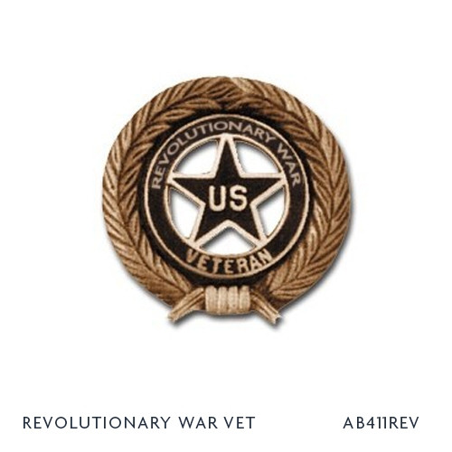 Rvolutionary War Vet Bronze Marker