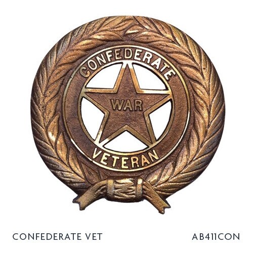 Confederate War Vet Bronze Marker