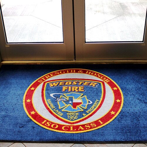 Color Star Impressions HD Floor Mat Fire
