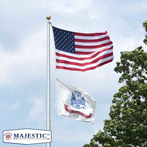 30' Majestic Flagpole - Two Piece