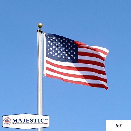 American flag on a flagpole