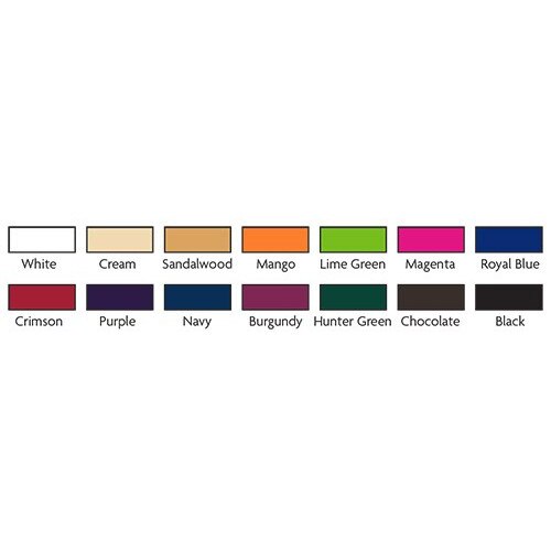 Color swatches of fabric samples