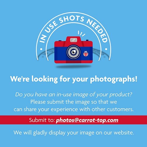 in use photos needed call to action