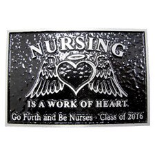 Aluminum Custom Plaque Heart