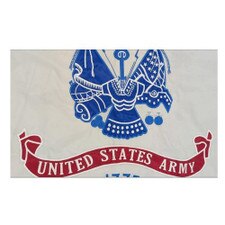 CloseupEmbroidered Nylon Army Flag