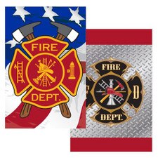 Fire Department Garden Flags