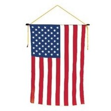 united states flag hanging up