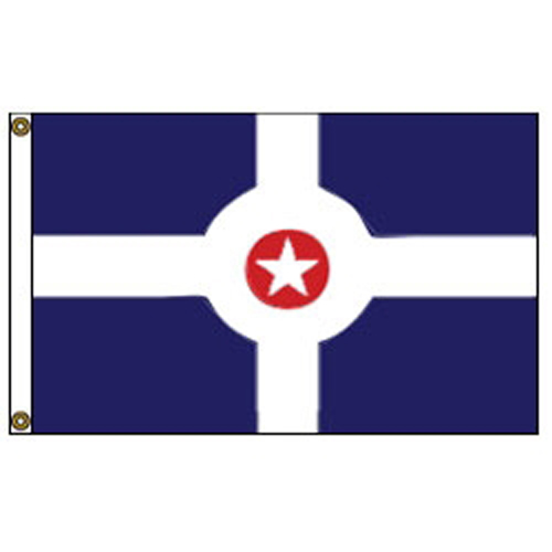 Indiana State Flag Novelty Highway Sign