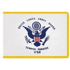 Indoor Coast Guard Flags