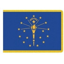 Indoor Indiana Flag