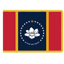 Indoor Mississippi Flags