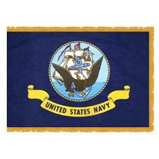 Indoor Navy Flags