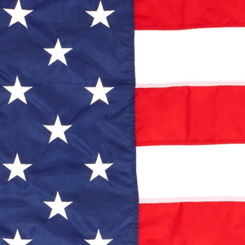 Indoor US Flag Close-up