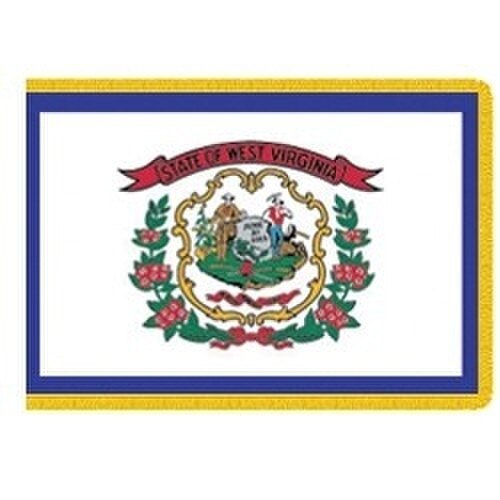 Indoor West Virginia Flags